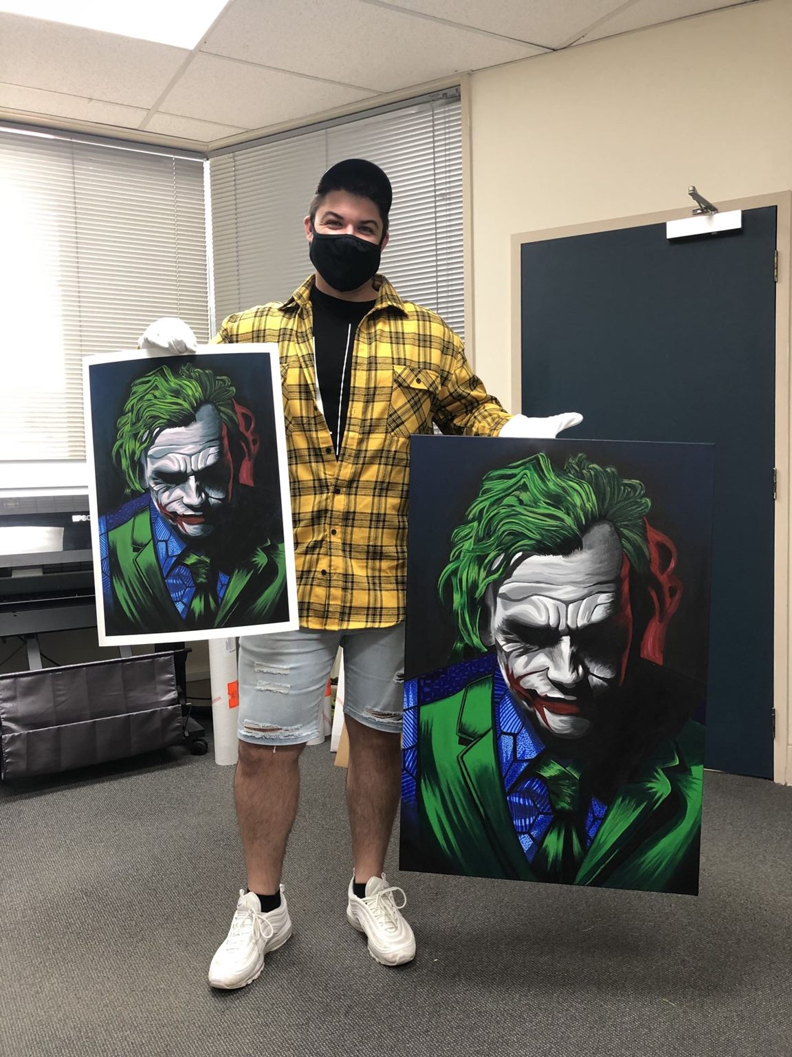 joker art print artist