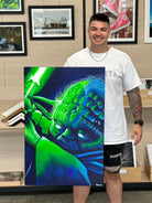 pete woods with yoda art