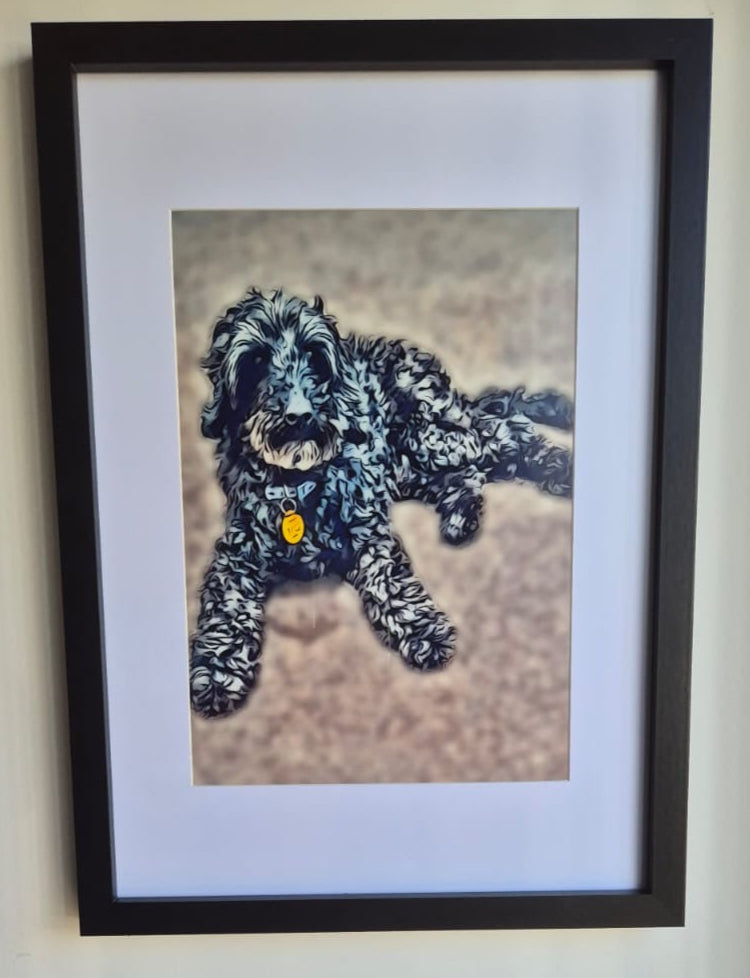 rocco-dog-framed