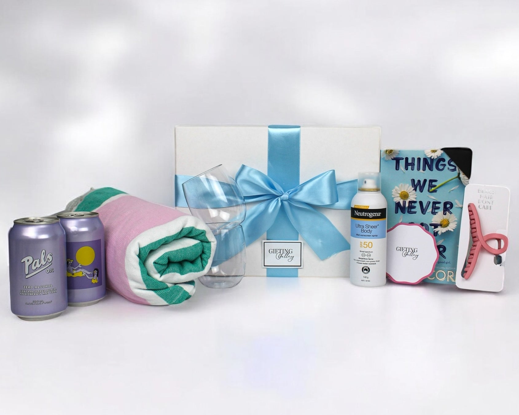 summer essentials beach gift box