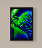 yoda art wall